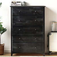 Soild wood New Shaker Style ,  Dresser,  In Antique Finish by August Grove