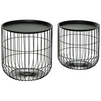 Round EndTable Set of 2 by Alcott Hill