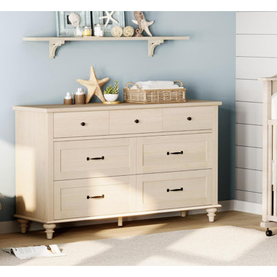 Scarlett Kids Dresser With 7 Drawers, Bedroom Dresser For Kids Room, Entryway by Charlton Home