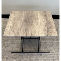 Adjustable Height Card Table by Ebern Designs