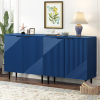 Mirod Set of 2 Stylish Modern Side Cabinets with Versatile Features by Red Barrel Studio