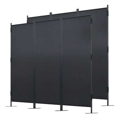 2pcs 88"W X 73"H 3-Panel Folding Room Divider, Folding Privacy Screen For Bedroom, Living Room by Ebern Designs