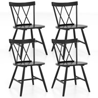 Dining Chairs Farmhouse Kitchen Chair With Rubber Wood Frame by Gracie Oaks