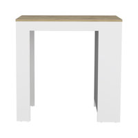 Versatile Compact Kitchen Island Doyle with Three Side Shelves for Efficient Cooking by Ebern Designs