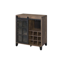 Rustic Sideboard, Black Sideboard, Sideboard With Wine Storage by 17 Stories