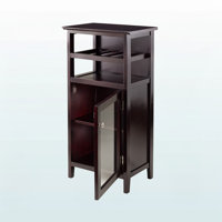 Wine Cabinet, Espresso by Winston Porter