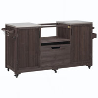 66.5" Outdoor Kitchen Island by Latitude Run