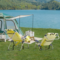 Aluminum Folding Backpack Beach Chair by Arlmont & Co.