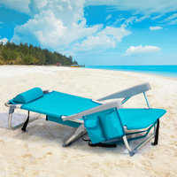 Aluminum Folding Backpack Beach Chair by Arlmont & Co.