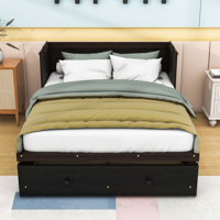 Yacine Wooden Murphy Bed with USB Port and Drawer by Lark Manor