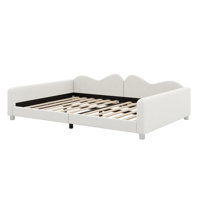 Upholstered Daybed With Cloud-Shaped Backrest by Ivy Bronx