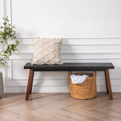 Solid Wood Outdoor Bench by Millwood Pines