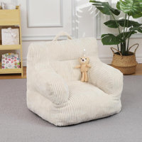 Kids Bean Bag Chair, Comfy Toddler Chair For Boys And Girls, Soft Corduroy Cover Lazy Sofa For Gaming, Reading And Napping by Trule