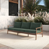Lyon Solid Acacia Wood Patio Sofa by George Oliver