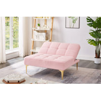 Versatile Convertible Sofa Bed with Premium Materials for Ultimate Comfort by Everly Quinn