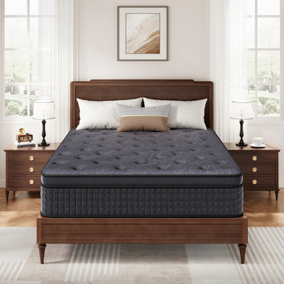 12" Hybrid Mattress in a Box - Gel Memory Foam & Zoned Support by Alwyn Home