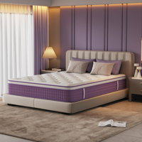 Modern Series 12" Medium Pillow Top Pocket Spring With Gel Memory Foam Hybrid Mattress In A Box by Alwyn Home