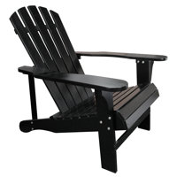 Adirondack Chair -black by Highland Dunes