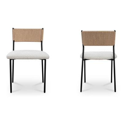 Rachelle Dining Chair White-Set Of Two by AllModern