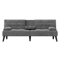 Aldiana 64.2" Convertible Futon Upholstered Sofa Bed by George Oliver