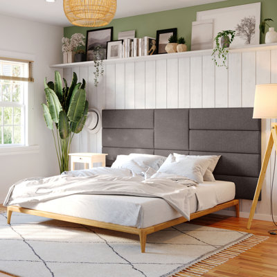 Panelist Modern Padded Headboard – Wyma Configuration Giant Headboard Panels by Corrigan Studio