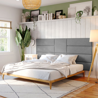 Panelist Modern Padded Headboard – Wyma Configuration Giant Headboard Panels by Corrigan Studio