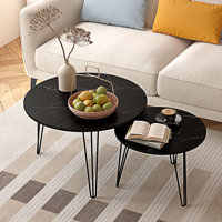 Nesting Coffee Table Set of 2 by George Oliver