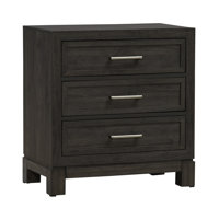 Keniston 3 Drawer Nightstand w/ USB Charging Station by Gracie Oaks