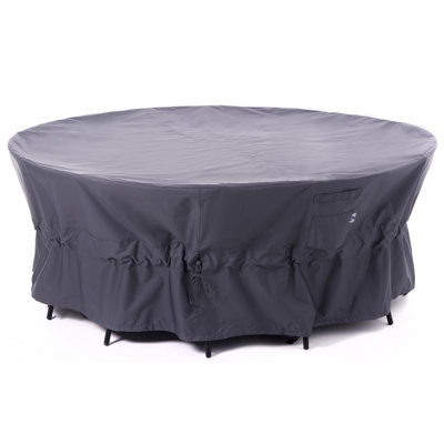 Premium Round Patio Furniture Cover, Waterproof, 110 Dia x 31, Solution Dyed Rip-Stop Fabric, 3-Year Warranty