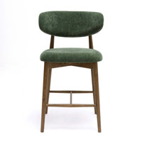 Lofland Forest Performance Textured Velvet Counter Stool