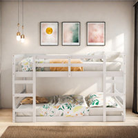 Elaris Low Solid Wood Bunk Bed by Harriet Bee