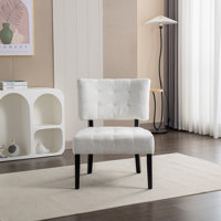 Tufted Accent Chair With Oversized Seating, Comfy Chair, Upholstered Chair by Red Barrel Studio