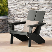 Modern Poly Adirondack Chair by Beachcrest Home