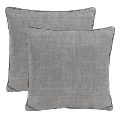 18" x 18" Outdoor Cushion with Welt (Set of 2) by Ebern Designs