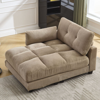 Upholstered Chaise Lounge by Latitude Run