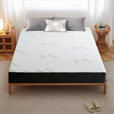 5 Inch Medium Firm Gel Memory Foam Mattress With Waterproof by Ebern Designs
