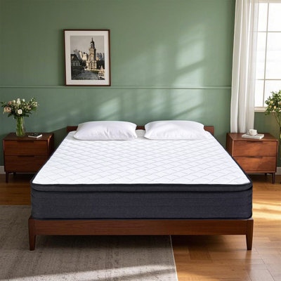 12" Medium Feel Pocket Spring Gel Memory Foam Hybrid Mattress in A Box by Alwyn Home