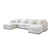 Kyna 6 - Piece Slipcovered Sectional by Latitude Run