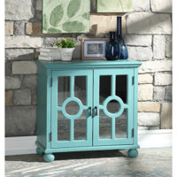 Classic Storage Cabinet 1Pc Modern Traditional Accent Chest With Mirror Doors Pendant Pulls Wooden Furniture Living Room Bedroom by Winston Porter