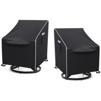 Waterproof Patio Swivel Chair Covers 2 Pack by Arlmont & Co.