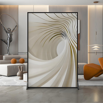 Modern Minimalist Fabric Divider by Orren Ellis