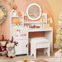 Kids Vanity With Lights by Ebern Designs