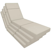 4In Chaise Lounge Cushions Outdoor(Set Of 4) by Corrigan Studio