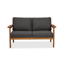 Lanie 53" Eucalyptus Outdoor Loveseat by AllModern