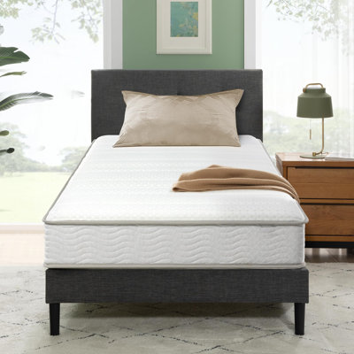 6 Inch Foam and Spring Hybrid Mattress [New Version], Twin, Medium Firmness, Durable Support, Certified Safe Foams & Fabric, Mattress in A Box by Alwyn Home