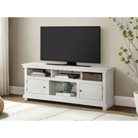 60-inch TV Stand Media Console Distressed Java by Lark Manor