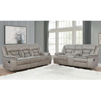 2-piece Upholstered Reclining Sofa Set by Latitude Run
