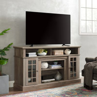 Classic TV Media Stand Modern Entertainment Console For TV Up To 65" With Open And Closed Storage Space,, 58.25"W*15.75"D*32"H by Winston Porter