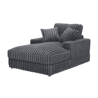 Corduroy Ridge Lounge Chaise by Ebern Designs