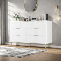 Dresser 6 Drawers Dresser For Bedroom, Large Modern Chest Of Drawers by Mercer41